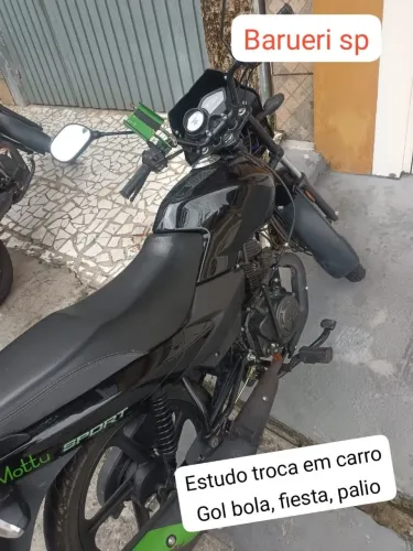 Mottu sport 110c, ano 2024, Partida a Pedal