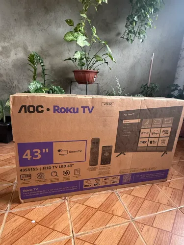 Smartv Aoc 43 fullHD LACRADA+NF+GARANTIA