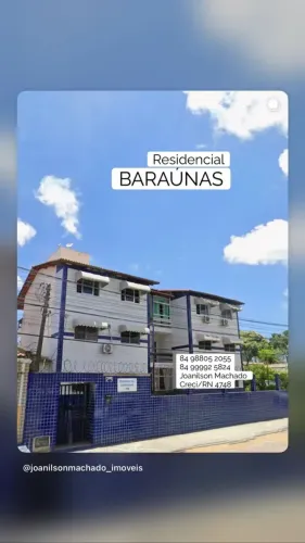 APARTAMENTO com 2/4 - 52 m² - CONDOMÍNIO RESIDENCIAL BARAÚNAS - ALECRIM