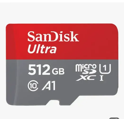 Cartão de memória 512 sandisk