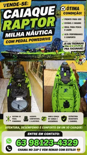 Caiaque Raptor Milha Nautica 