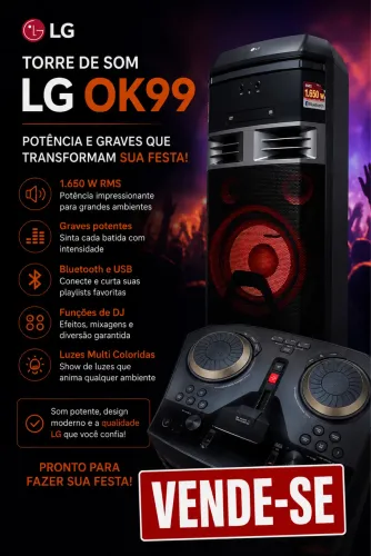 Caixa de Som LG