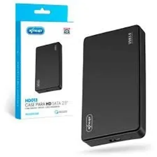 Case HD Externo USB 3.0 adaptador Sata 2.5", Até 4TB