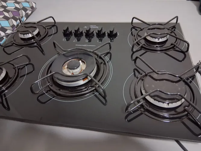 Cooktop Esmaltec 5 bocas