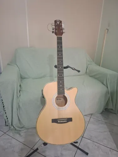 Violão elétrico PHX aço Novo
