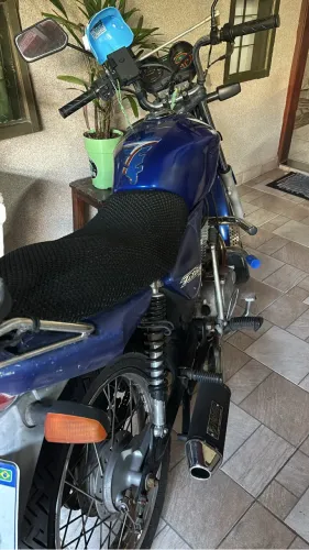 Honda CG 150 KS - Azul | Conservada | Pronta pra Rodar
