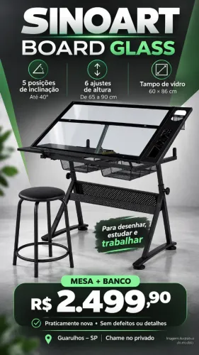 Mesa Sinoart - desenho profissional