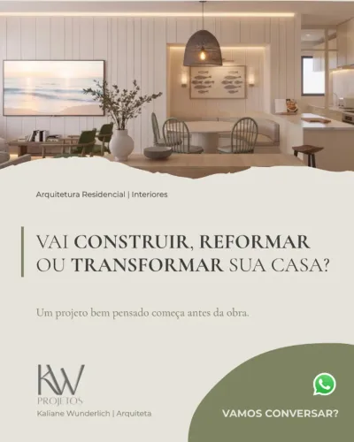 Arquiteta - Projetos Residenciais, Interiores e Detalhamento Técnico