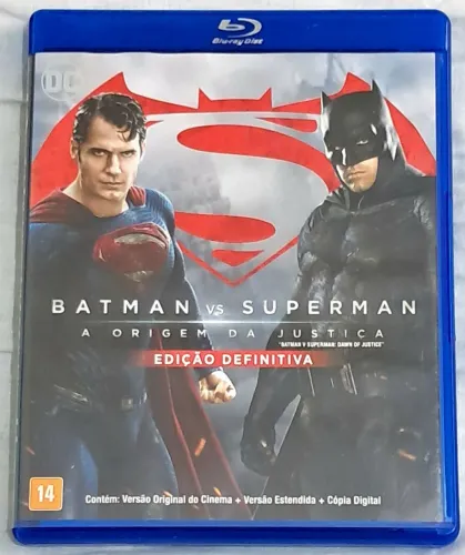 Blu-Ray Duplo Batman vs Superman - A Origem da Justiça