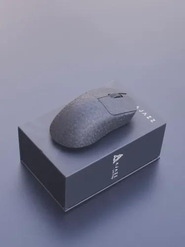 Ajazz Aj199 AI, mouse gamer sem fio, fibra de carbono