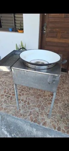 FRITADEIRA INDUSTRIAL A GAS EM INOX