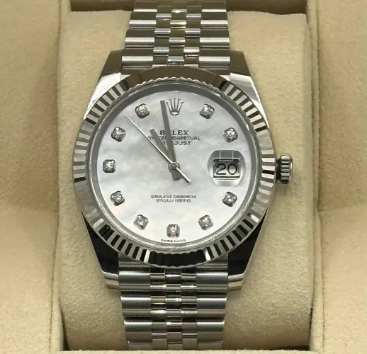 Relógio Datejust madrepérola 