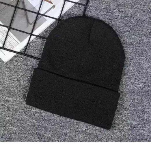 Touca gorro preto