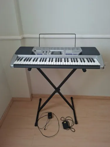 Teclado Casio CTK-496 + Suporte + Bolsa + Pedal | Completo
