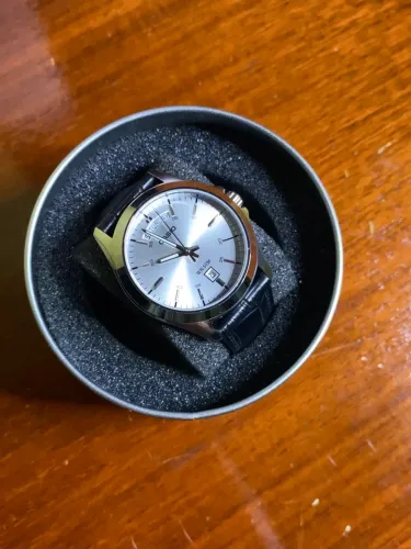 Relógio Casio MTP1370D-1AV | Fundo Prateado | Daydate Dress Watch Tamanho 39.8mm |Original