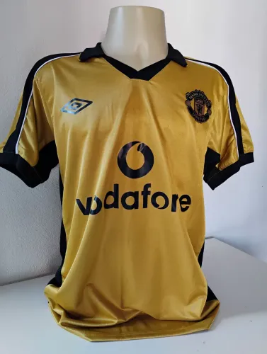 Camisa RETRO - Umbro Manchester United 2002 - Centenário