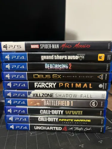 Lote 10 jogos ps5 e ps4