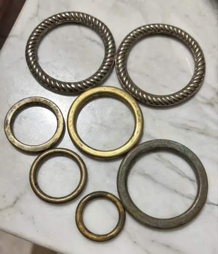 Lote de argolas de gaúcho Bronze