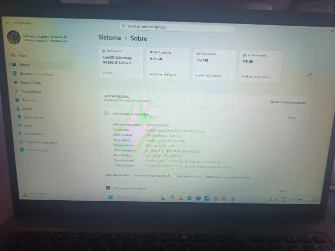 Notebook novo