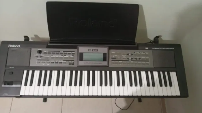 Teclado Roland E-09 Interactive Arranger + Manual Original