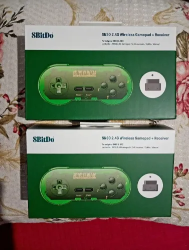 2 Controles 8 BitDo N30 SUPER NINTENDO LACRADOS por 300 reais os Dois