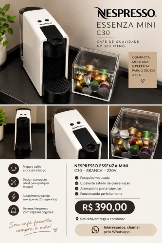 NESPRESSO ESSENZA MINI C30 BRANCA