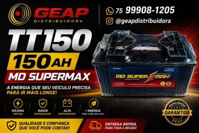 BATERIA 150AH TT . MD SUPERMAX