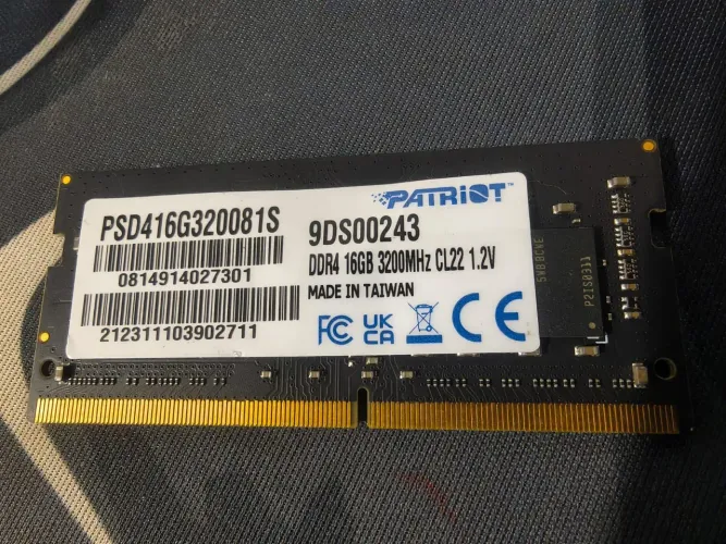 Memória RAM Notebook 16GB DDR4 3200MHz Patriot - Venda ou Troca por RAM PC