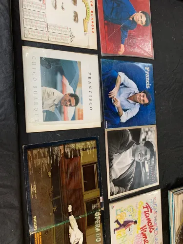 Chico Buarque e Francis em vinil
