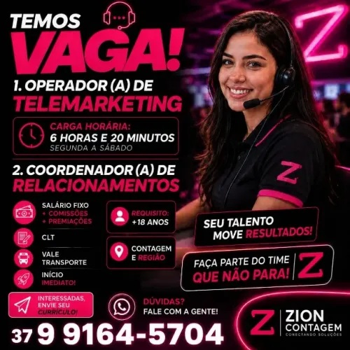 Operador(a) de telemarketing