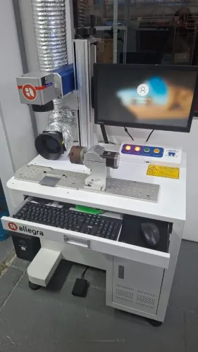 Máquina Laser Galvo Scanner Completa | Lente 290mm | Pronta para Uso