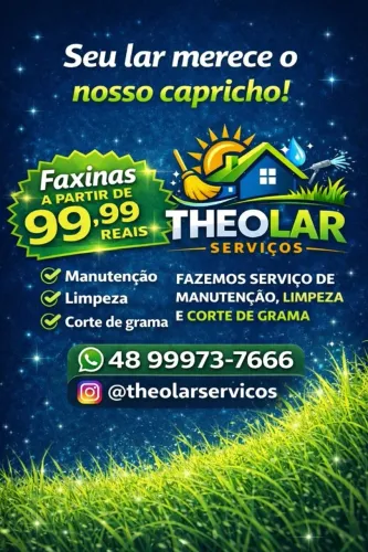 faxinas a partir de 99,99 reais 