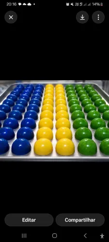 Trufas coloridas para festa ou para revenda