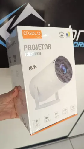 Projetor Portátil A'gold 200 4k Ultra HD HY-320 Com Aplicativos - Loja COimbra - Entrega