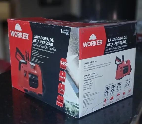 Lavadora de Alta Pressão Indução Worker nova - aceito cartão e trocas