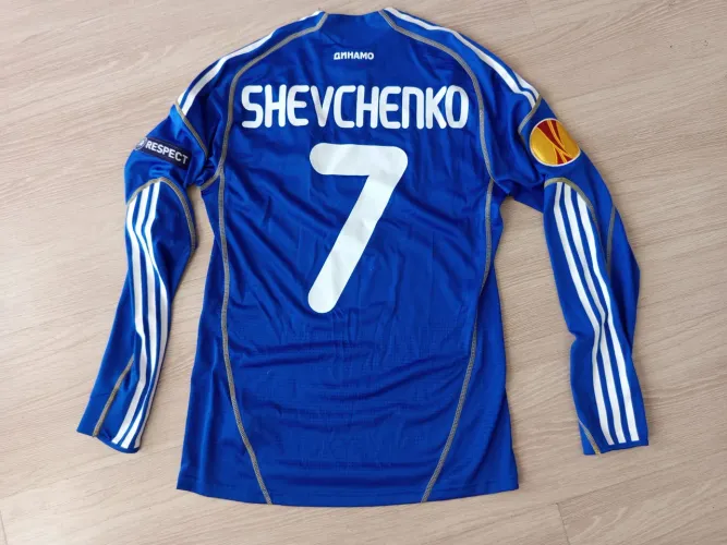 Camisa do Dynamo Kiev 2011 away Shevchenko manga longa