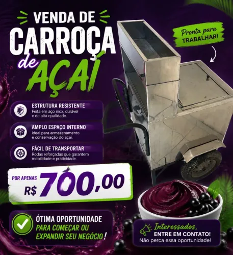 Carroça de açaí