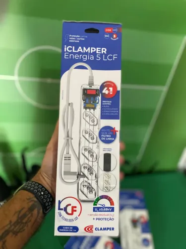 Filtro de linha iClamper 5 tomadas