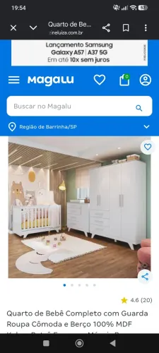 Jogo de quarto bebê