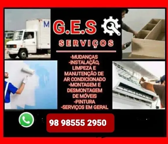 Serviços de mudança e caminhão baú 