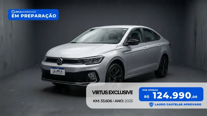 Volkswagen Virtus Exclusive 250tsi 1.4 Flex 16V AUT 2025