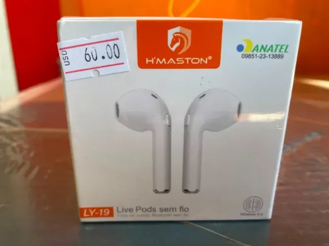 FONE DE OUVIDO SEM FIO LY-19 VALOR 60,00