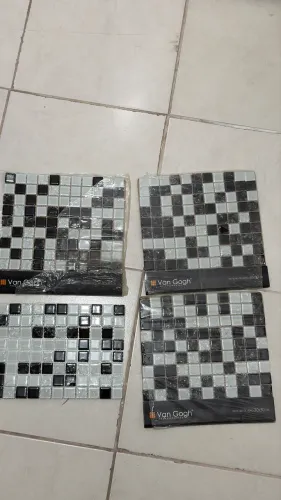 Revestimento de pastilha 4 pecas 30x30