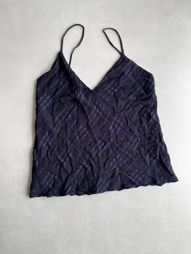 Blusa Cris Barros azul marinho / 40