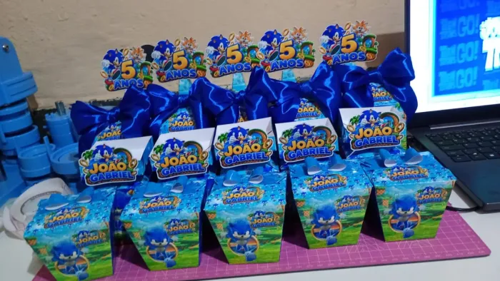 Kit 25 peças caixinhas personalizadas