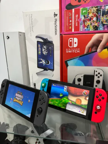 Nintendo switch v2 DESTRAVADO pego videogame como parte de pagamento
