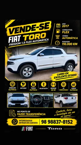 Fiat Toro Freedom 1.8 16V Flex Aut. 2017