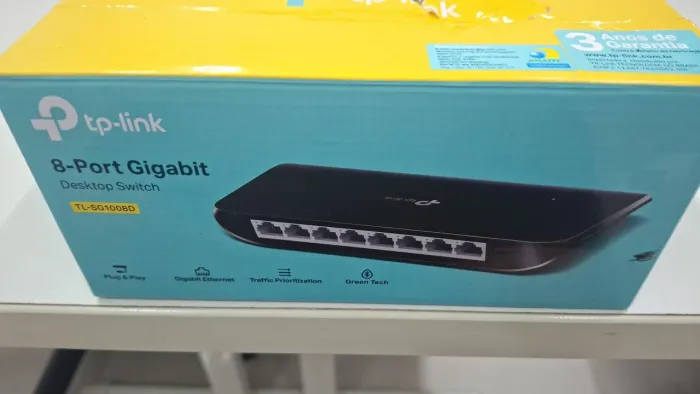 SWITCH 8 PORTAS GIGABIT TP-LINK TP-SG1008D