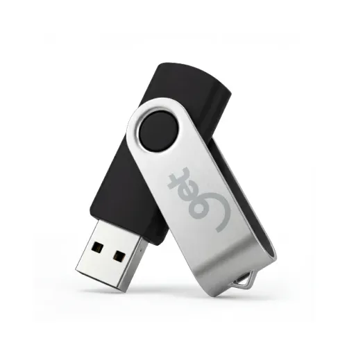 Pen Drive 128GB GET USB 2.0 Preto Frete Grátis