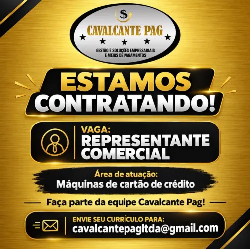 Vaga para Fortaleza e região metropolitana